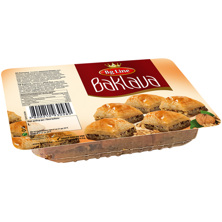 Bg Line Baklava with Waltnut/ Baklava Saksanpähkinällä 300g - Baklavat - 19954 - 1