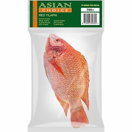 Asian Choice Red Tilapia G&S IWP 700+/ Punainen Tilapia kg - Pakastekalat - 20404 - 1