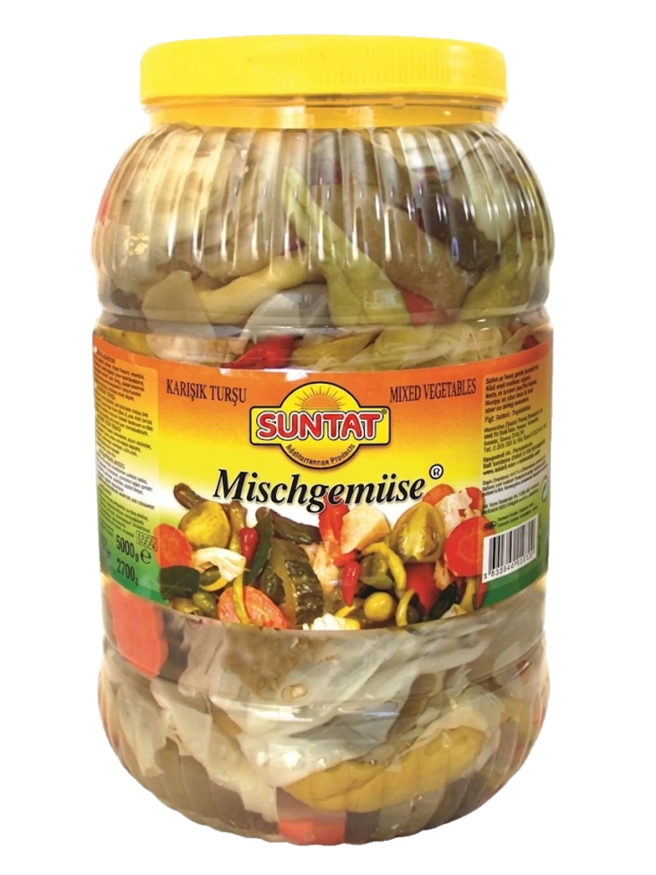 Suntat Karisik Tursu / Vihannessekoitus suolaliemessä 5000ml PET - Vihannessäilykkeet - 20674 - 1