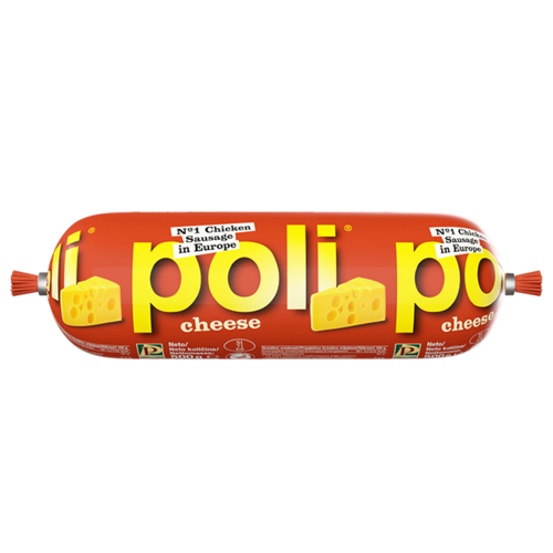 Poli Chicken Sausage Cheese / Juustoinen kanamakkara 500g - Kana leikkeleet ja makkarat - 21444 - 1