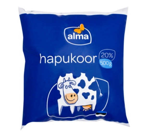 Alma Hapankerma 20% 500g - Maidot - 19804 - 1