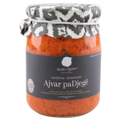 Ask Ajvar padjege mieto 550g - Tomaatti- ja paprikasäilykkeet - 14064 - 1