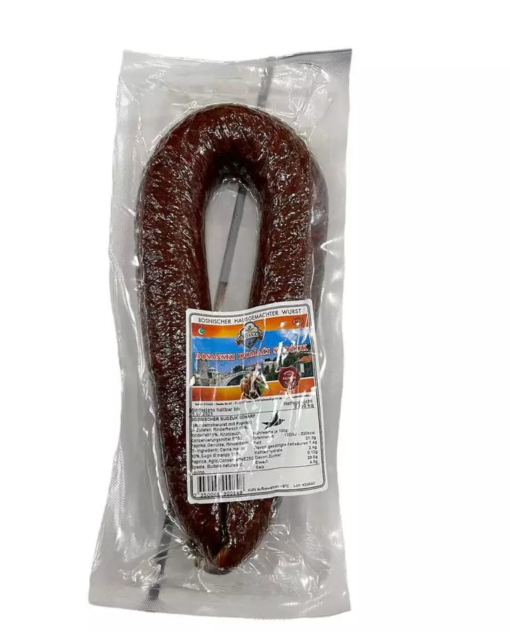 Bosna Bosanski Sudzuk Domaci / Tulinen makkara 450g - Sucuk makkarat - 10024 - 1
