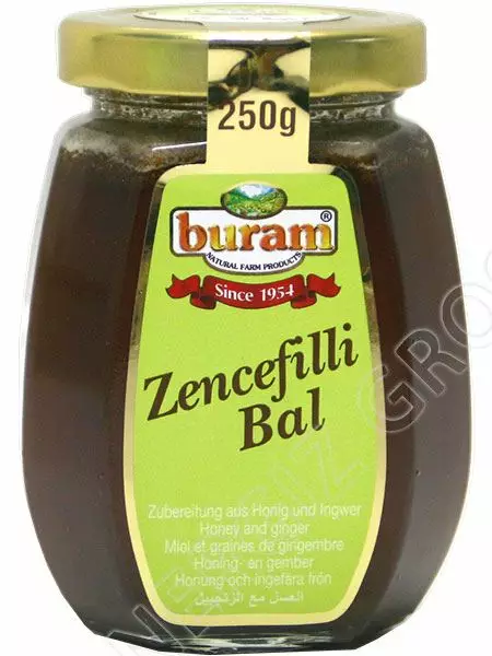 Buram Zencefilli Bal Hunaja 250g - Hunajat - 12704 - 1