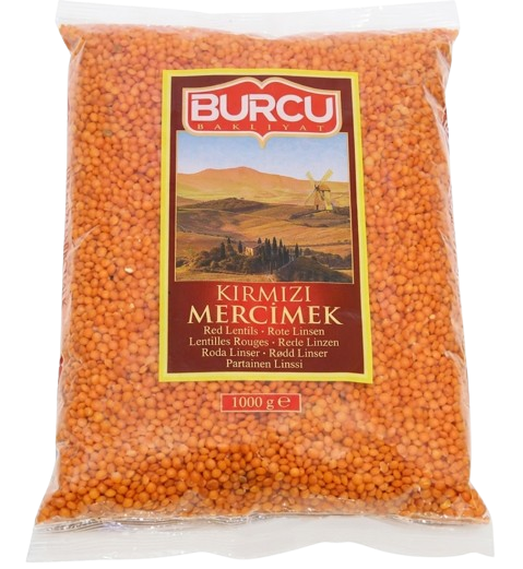 Burcu Kirmizi Futbol Mercimek/ Punainen linssi Kokonainen 1kg - Linssit - 1104 - 1