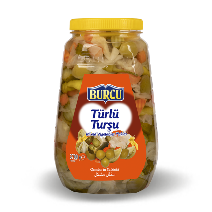 Burcu Turlu Tursu / Kasvissekoitus 3,7kg PET - Vihannessäilykkeet - 1204 - 1