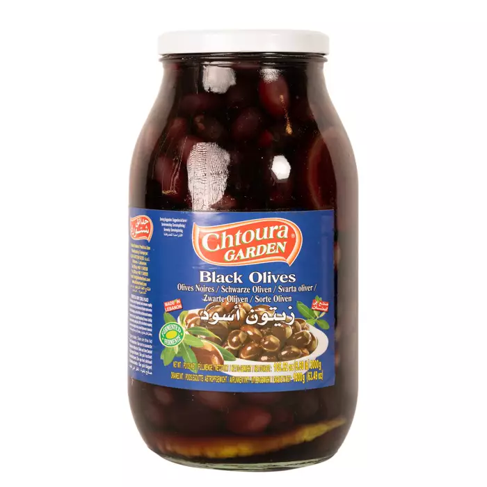 Chtoura Garden Black Olives, Lebanon / Musta oliivit 3kg CAM - Oliivisäilykkeet - 12414 - 1