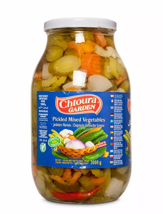 Chtoura Garden Pickled Mix Vegetable / Kasvissekoitus 3Kg - Vihannessäilykkeet - 6414 - 1