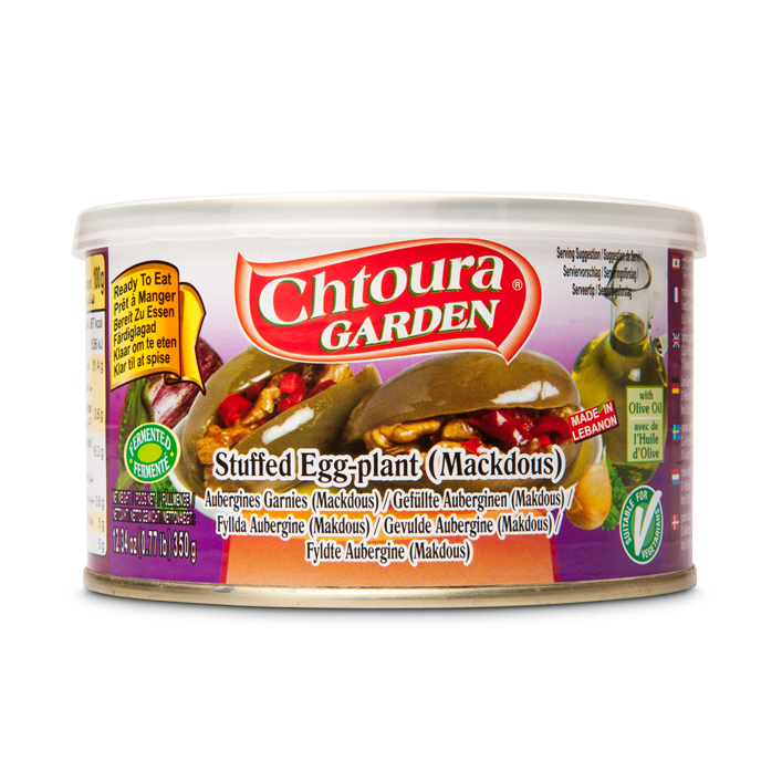 Chtoura Garden Stuffed Eggplant / Täytetty munakoiso (Makdous) 350g TNK - Vihannessäilykkeet - 16844 - 1