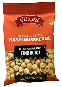 Ciloglu Cifte Kavrulmus Fidik Ici / Paahdettu hasselpähkinä 180g - Pähkinät - 12434 - 1