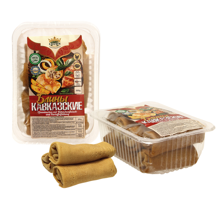 Crown Pancakes with chicken and potato/ Pannukakku 500g - Suolaiset leivonnaiset - 20494 - 1