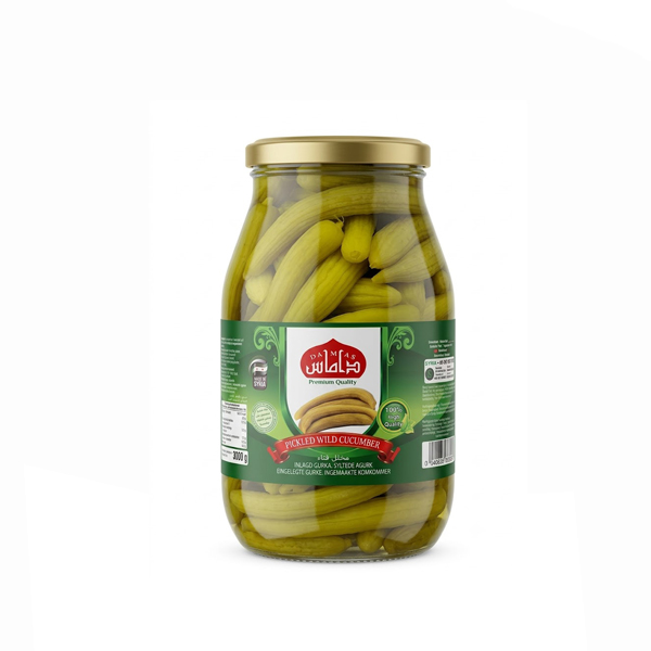 Damas Pickled Wild Cucumber/ Suolakurkku 2,8kg CAM - Kurkkusäilykkeet - 20374 - 1