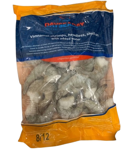 Dayseaday Vannamei Shrimps HLSO / Katkarapu 8/12 750g - Pakasteäyriäiset - 6914 - 1