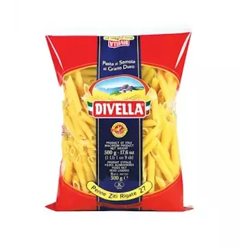 Divella Penne Ziti Rigate Pasta 500g - Pastat - 14574 - 1