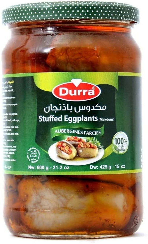 Durra Stuffed Eggplant / Täytetty munakoiso (Makdous) 880g CAM - Vihannessäilykkeet - 16804 - 1