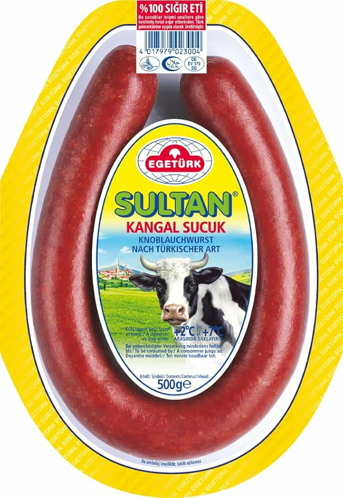Egeturk Sultan Kangal Sucuk / Makkara 500g - Sucuk makkarat - 5754 - 1