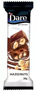 Eti Dare Milk Chocolate Hazelnuts Bar 30g - Patukat - 14384 - 1