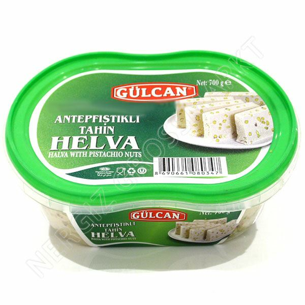 Gulcan Antep Fistik Helva / Pistaasi Halva 700g - Turkish Delight & Halvat - 2664 - 1