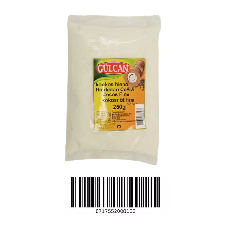 Halime Baharat Hindi Ceviz / Kokosjauhe 250g - Yleismausteet - 2744 - 1