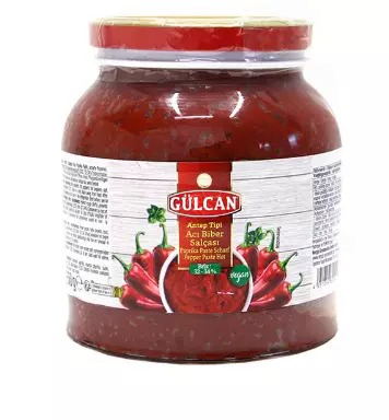 Gulcan Biber Salcasi Aci/ Paprikatahna Tulinen1650g - Tomaatti- ja paprikasäilykkeet - 15924 - 1