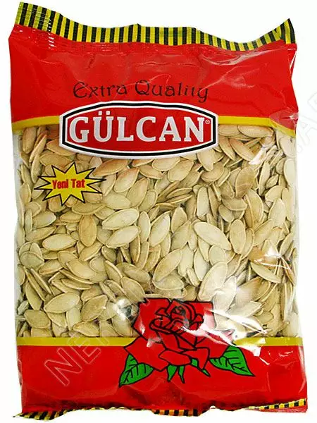 Gulcan Paahdettu ja Suolattu Keltainen Kurpitsansiemenet 400g - Siemenet - 2724 - 1