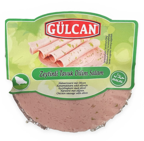 Gulcan Zeytinli Tavuk Dilim Salam / Kanasalami leike oliivilla 150g - Kana leikkeleet ja makkarat - 18794 - 1