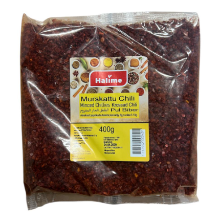 Halime Baharat Pul Biber / Murkattu chili 400g - Chilimausteet - 2864 - 1