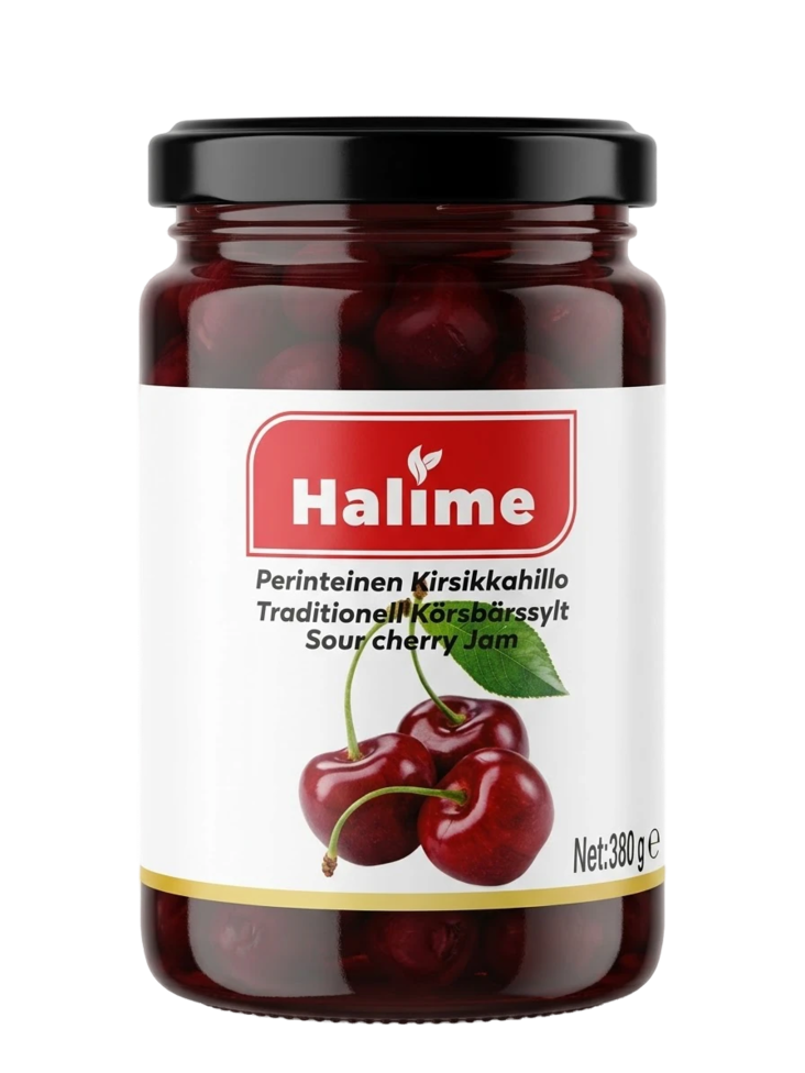Halime Sour Cherry Jam/ Kirsikkahillo 380g CAM - Hillot - 19634 - 1