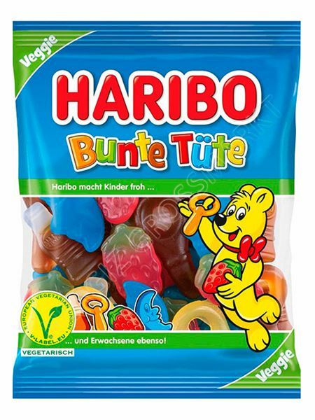 Haribo Bunte Tute Karkkipussi 100g - Irtomakeiset - 15724 - 1