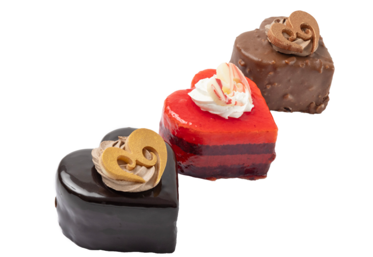 IO Set of Heart Shaped Kakku 155g - Pakastemakeiset ja -jälkiruoat - 16114 - 1