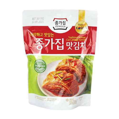 Jongga Cut Cabbage Mat Kimchi 500g - Vihannessäilykkeet - 14544 - 1