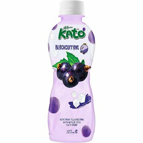 Kato Blackcurrant Juice with Nata De Coco / Mustaherukkamehu kookoshyytelöillä 3 - Juomat - 14634 - 1