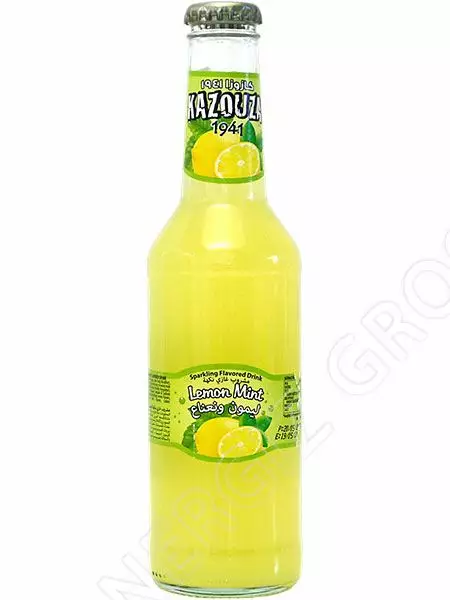 Kazouza Lemon Mint Drink / Sitruuna-minttu limonadia 275ml CAM - Limonadit ja virvoitusjuomat - 14004 - 1