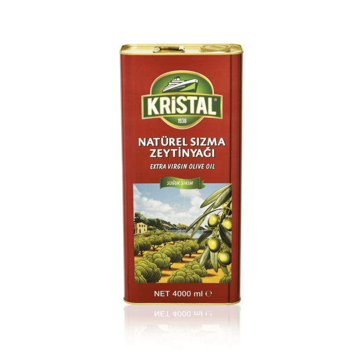 Kristal Extra Virgin Olive Oil / Ekstra-neitsytoliiviöljy 4L TNK - Oliiviöljyt - 3474 - 1
