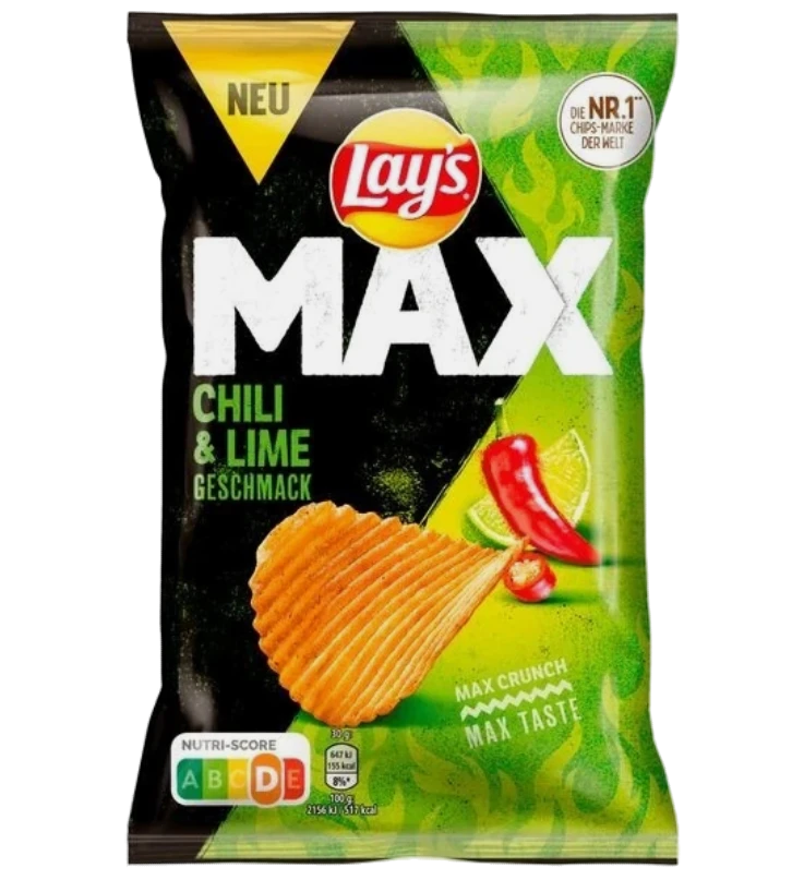 Lay's Max Chilli and Lime Sipsi 110g - Sipsit - 18664 - 1