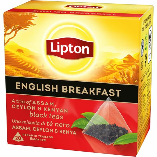 Lipton Black Tea with Englsih Breakfast Musta tee 20ps 46g - Musta tee - 17374 - 1