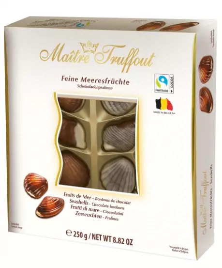 Maitre Truffout Sea Shells Suklaakonvehti 250g - Konvehdit - 14674 - 1