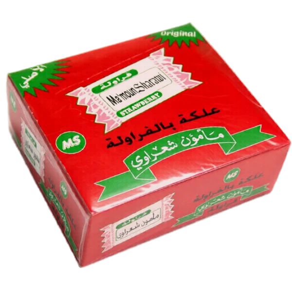 Mamoun Sharawi Strawberry / Mansikka purukumi 250g - Purukumit - 6534 - 1