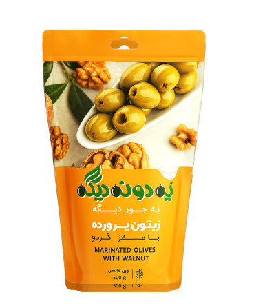 Marinated Olives with Walnut/ Oliivi Saksanpähkinöillä 500g - Oliivisäilykkeet - 18154 - 1