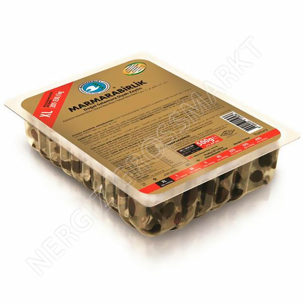 MB XL Mega Siyah Zeytin / Musta Oliivi 500g VAKUM - Oliivisäilykkeet - 5994 - 1