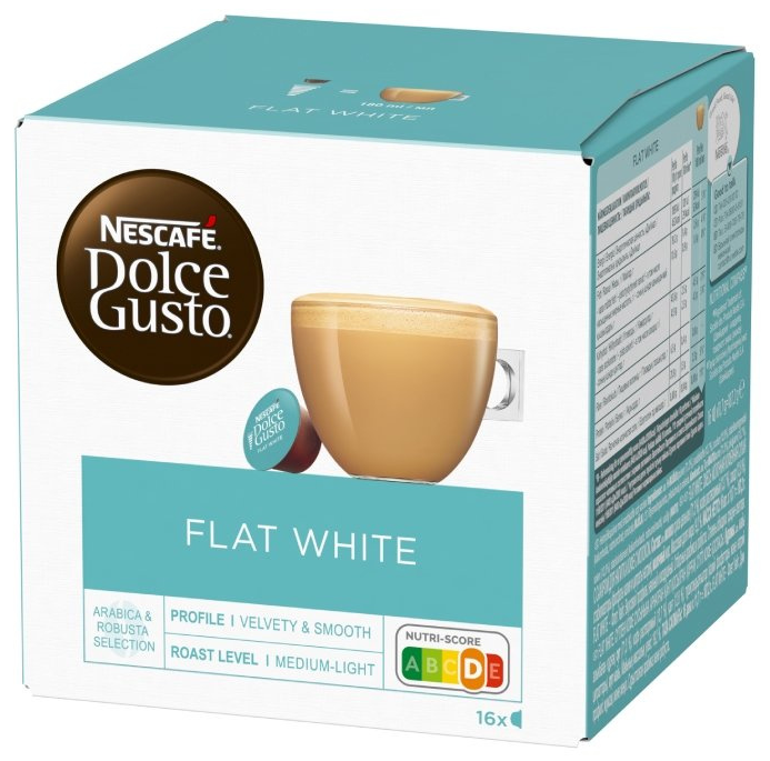 Nescafe Dolce Flat White Maitokahvikapseli 16*187,2g - Kahvit - 13574 - 1