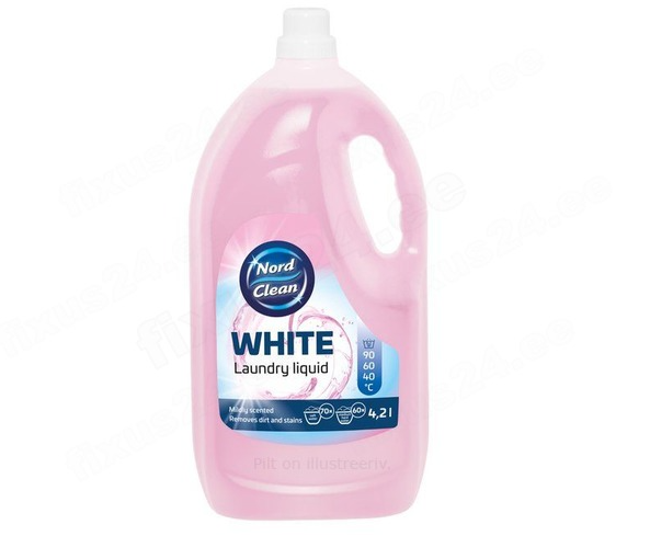 Nord Clean Pyykinpesuneste White 4,2L - Pyykinpesuaineet ja -tarvikkeet - 16454 - 1