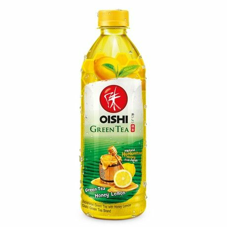 Oishi Green Tea Honey Lemon / Vihreä tee hunaja-sitruuna 500ml PET - Limonadit ja virvoitusjuomat - 6934 - 1