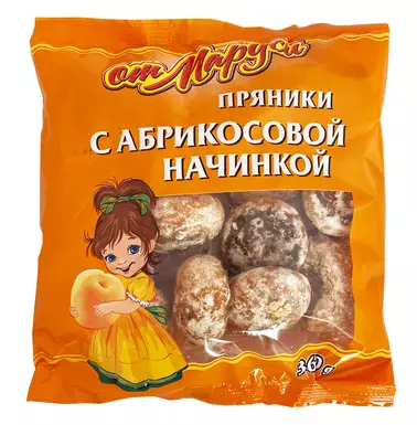 Ot Marusi Pfefferkuchen mit Aprikosenfüllung Keksi 360g - Täytekeksit ja vohvelit - 12684 - 1