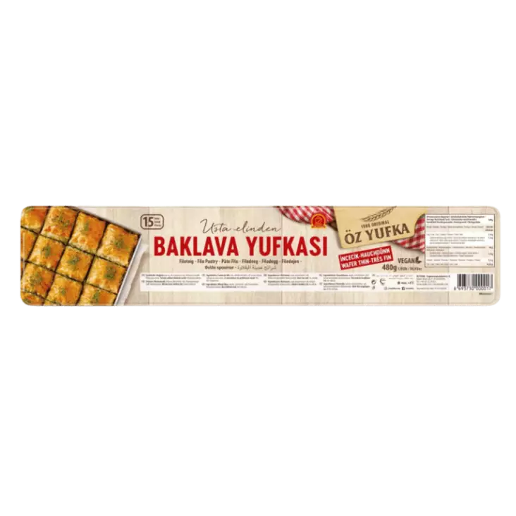 Öz Yufka Baklava Yufkasi / Baklava taikina 480g - Taikinat - 8524 - 1