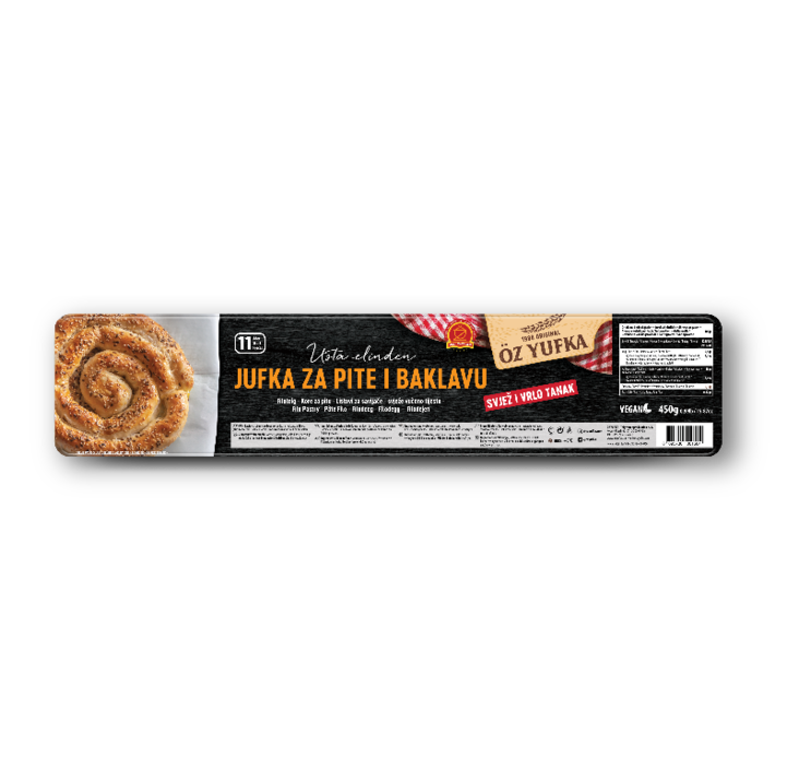 Öz Yufka Jufka Za Pite I Baklavu/ Taikina 450g - Taikinat - 12714 - 1