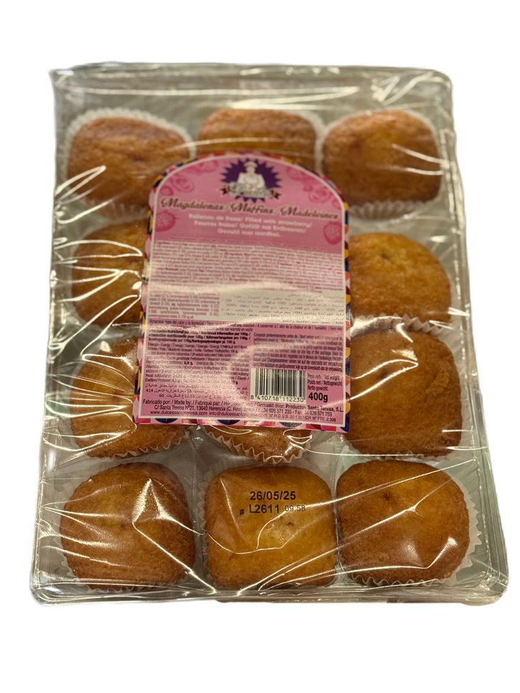 Paula Madeleines Masikka Muffinssi 12pcs 400g - Täytekeksit ja vohvelit - 17044 - 1