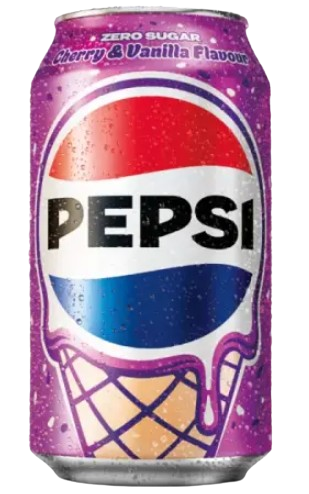 Pepsi Cherry & Vanilla Zero Sugar Virvoitusjuoma 330ml TNK - Limonadit ja virvoitusjuomat - 21294 - 1