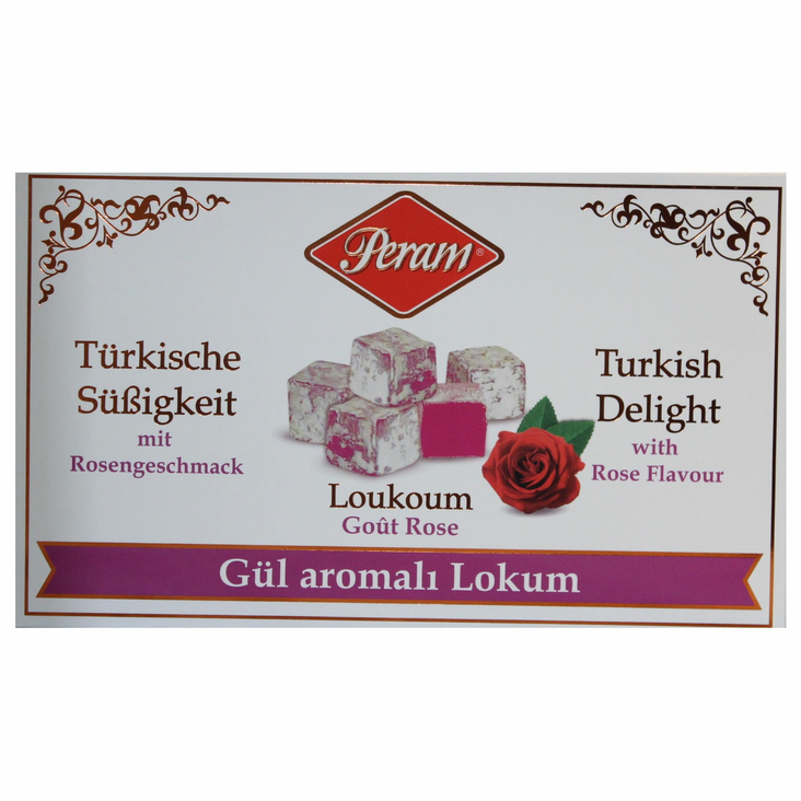 Peram Turkish Delight Ruusu Lokum 400g - Turkish Delight & Halvat - 16714 - 1