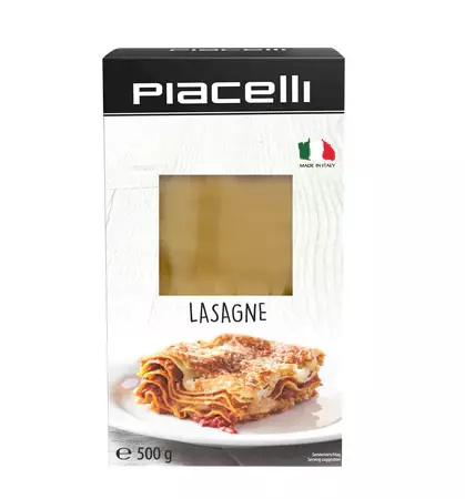 Piacelli Lasagne Pasta 500g - Pastat - 14194 - 1